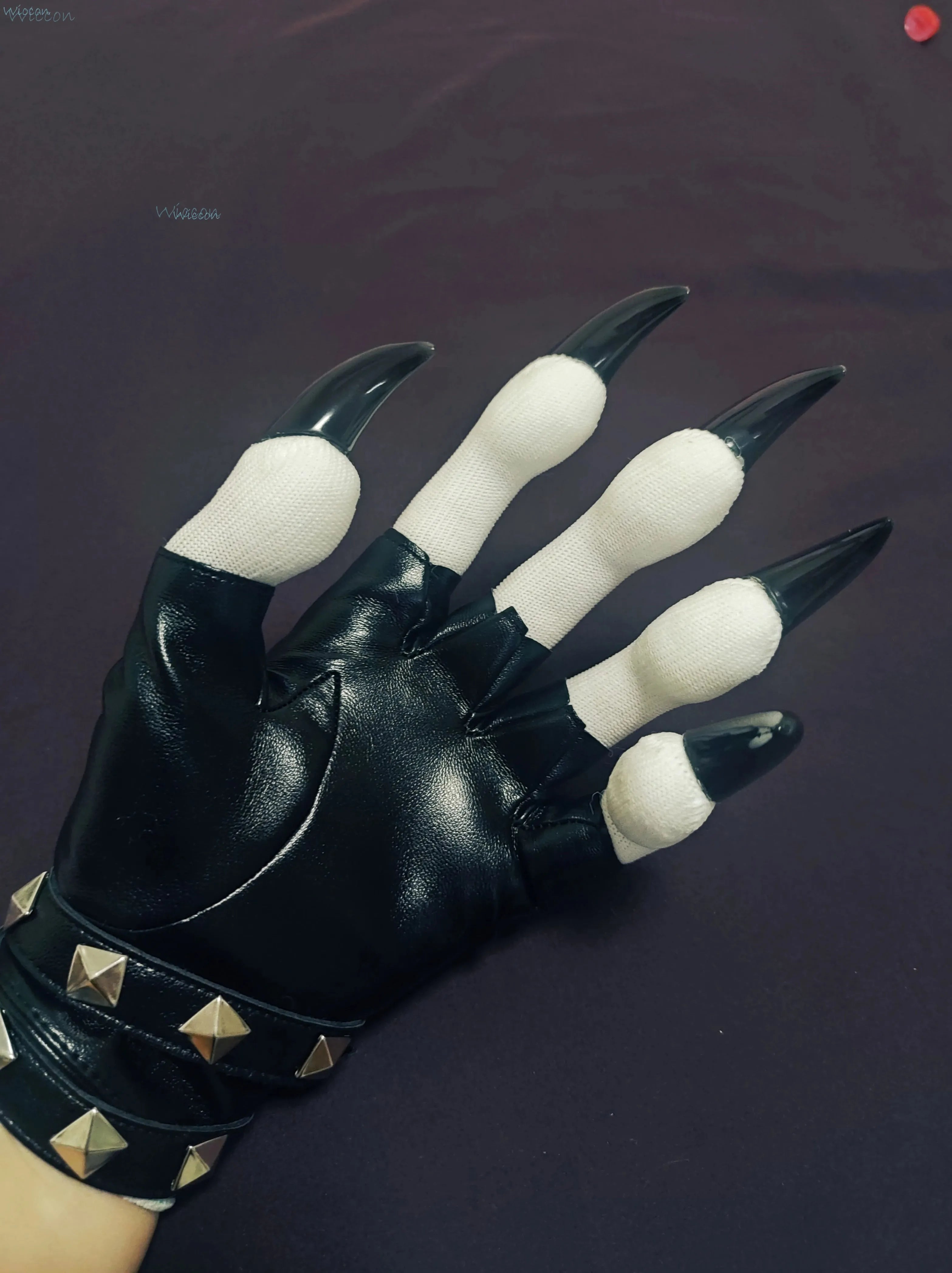 Furry Gloves Kig Fursuit Paws Kigurumi Cosplay Plush Gloves& Handwear Summer Gloves Claw Black White Multicolor Claw Furry Suit