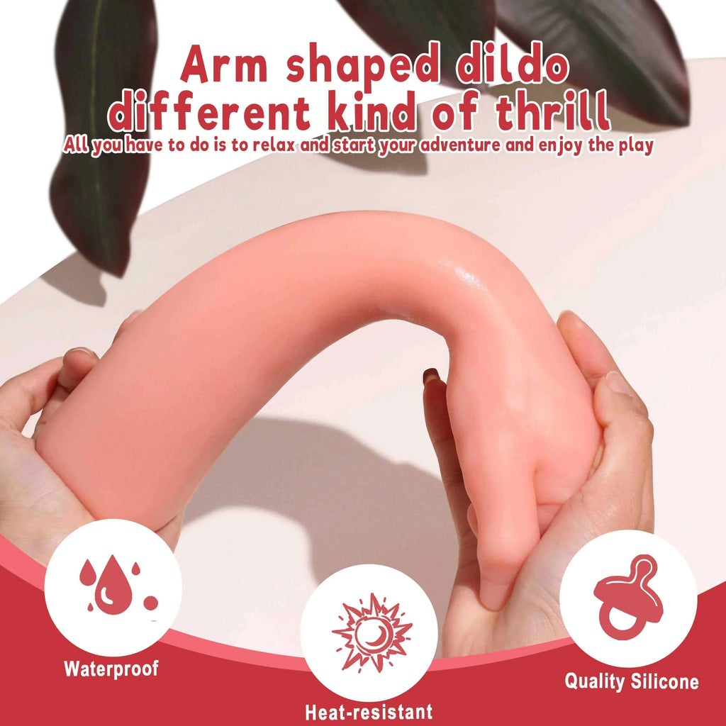 Giant Hand Shaped Anal Plug Arm Dildo Soft Silicone Fist Anal Filling Female Masturbation Sex Toys Realistic And Easy To Clean