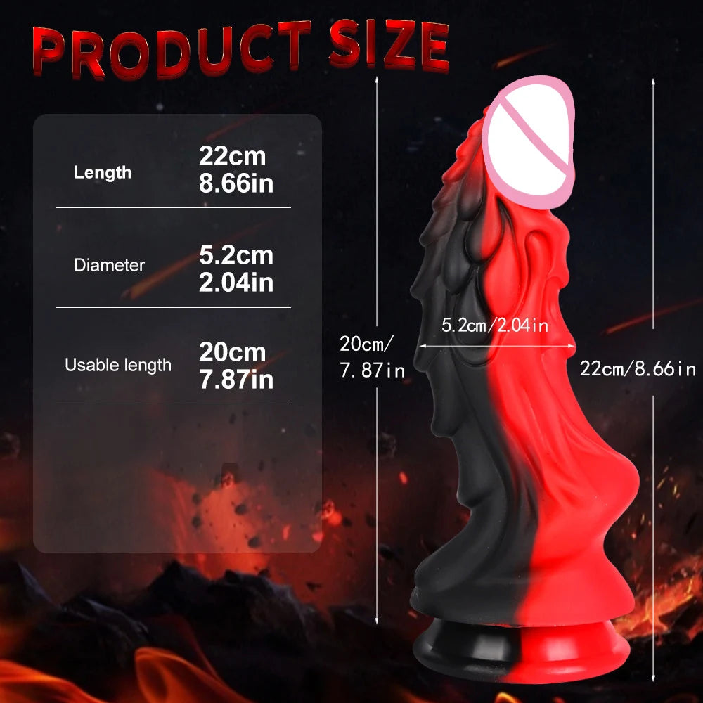 Dragon Dildo Huge Butt Plug Monster Dildos Penis For Woman Silicone Suction Cup Dog Anal Plugs Masturbator Sex Toys for Couples