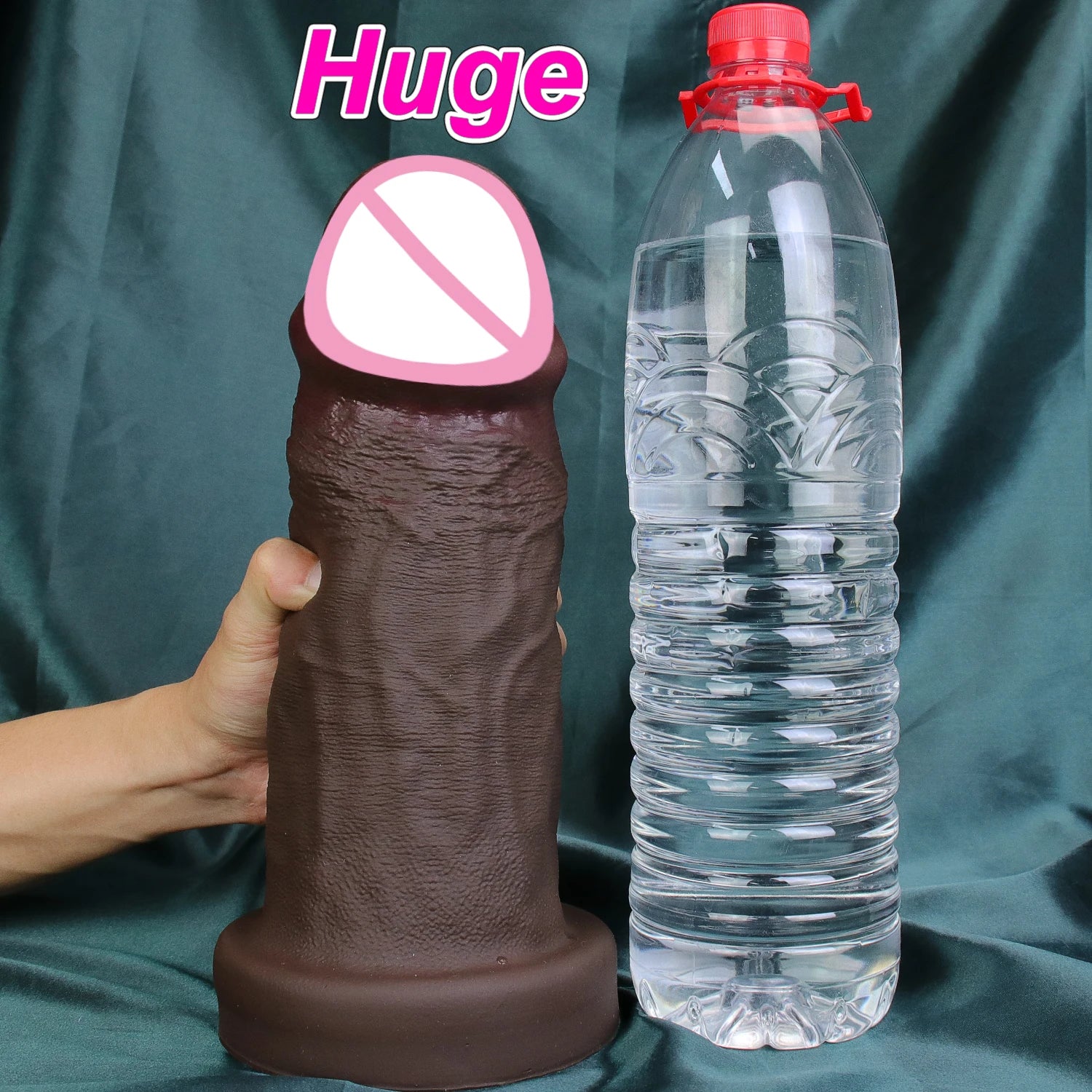 L Diameter 3.5 Inches Realistic Soft Big Thick Dildo S/M/L Silicone Penis Masturbation Suction Cup Dick Man Woman Anal Sex Toy