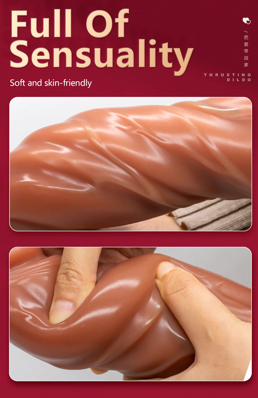 Vibrator Big Penis Dildos Telescopic Heating Thrusting Strap on Dildos Big Dick Vibrators for Women Lesbian Sex Toys