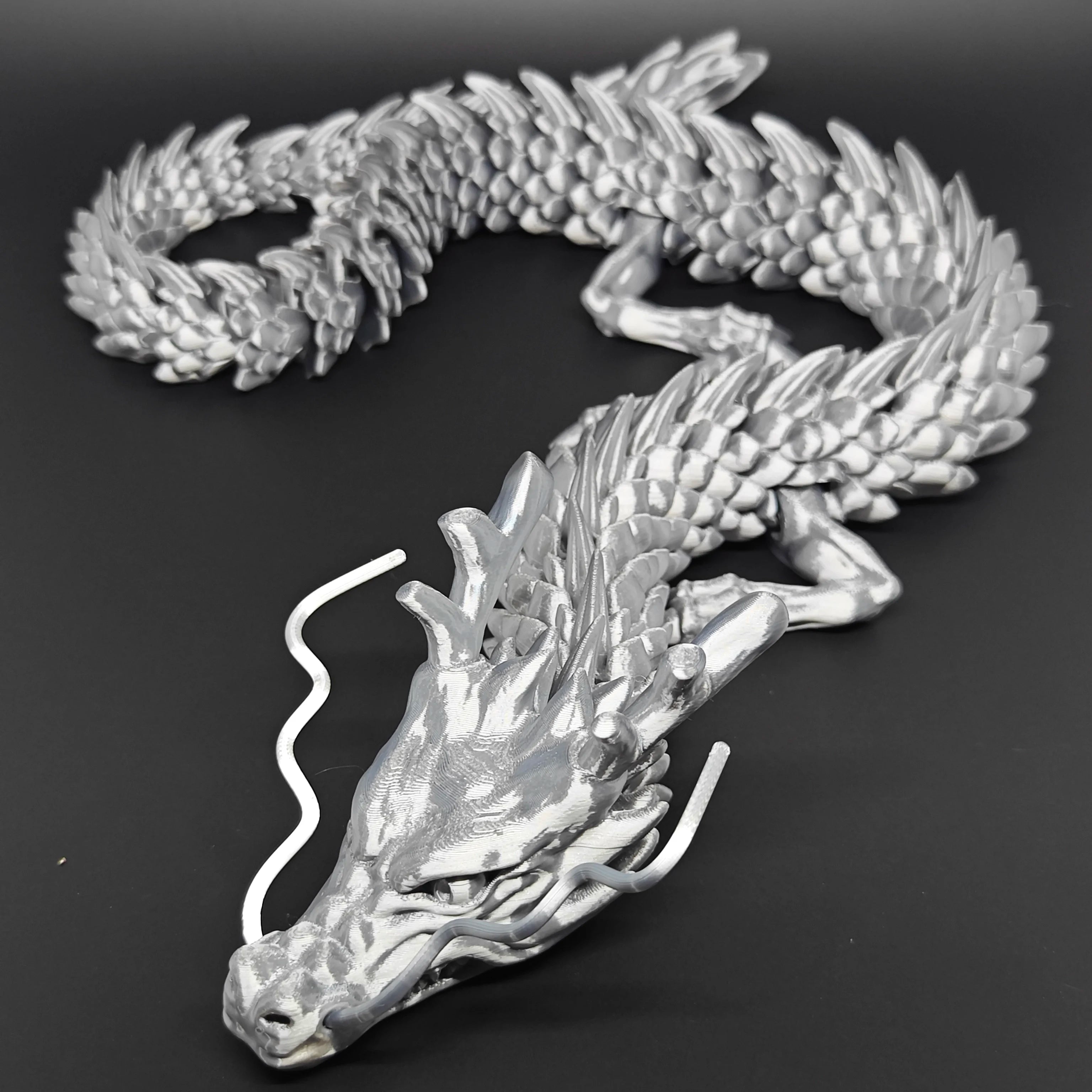 Giant 23.62" 3D Dragon Figurine - Perfect for Desk, Car & Office Decor | Ideal Gift for Christmas, Thanksgiving & Valentine's