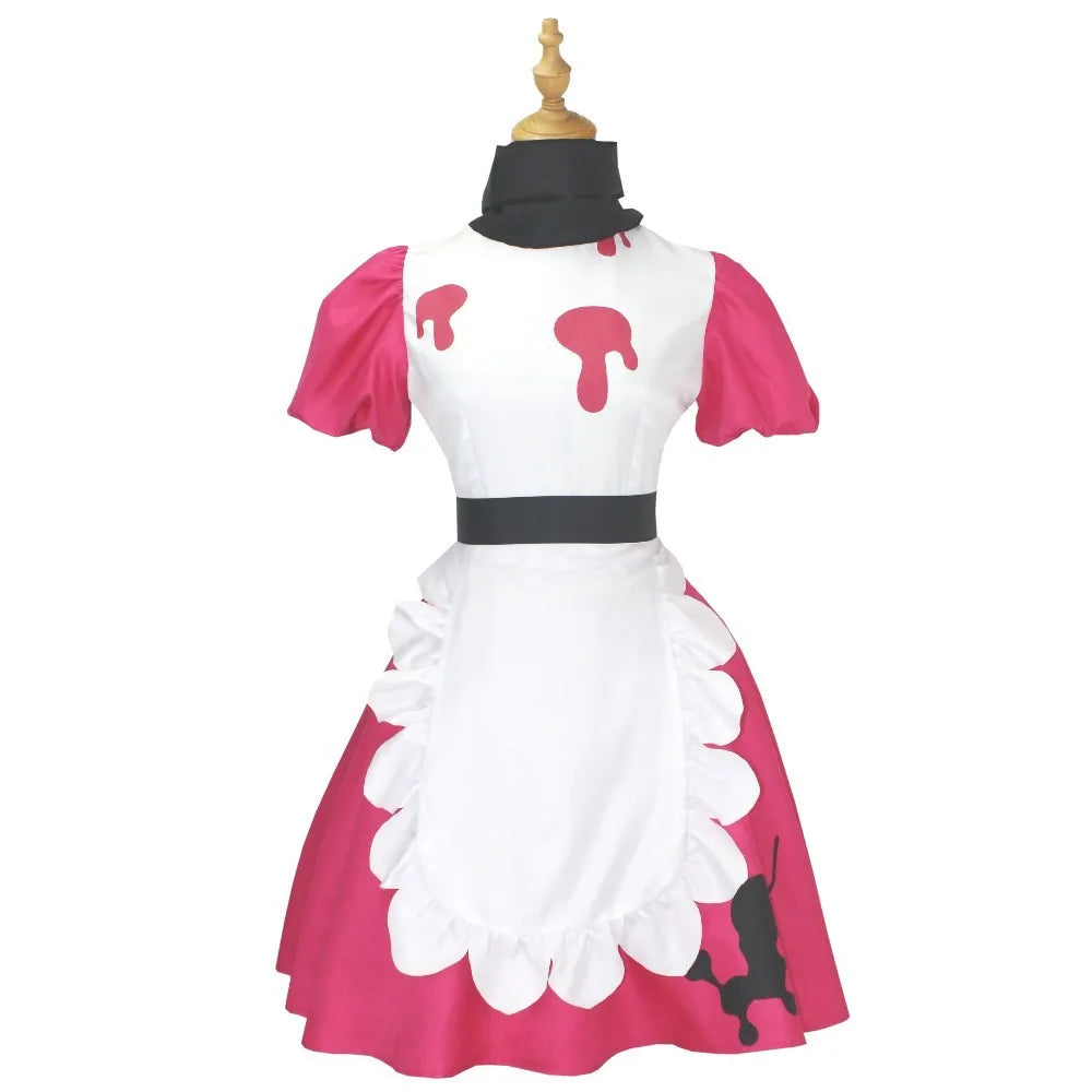 Niffty Anime Niff Cosplay Costume Suit Cute Devil Roleplay Clothes Wig Uniform Hotel Cosplay Halloween Party Women Dress