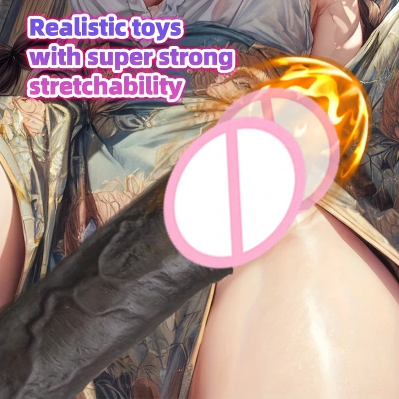 Big Penis Dildos Skin Sliding Foreskin Sex machine Dick Anal Masturbators Orgasm Erotic Adurtoss Realistic Dildo for Women 18+