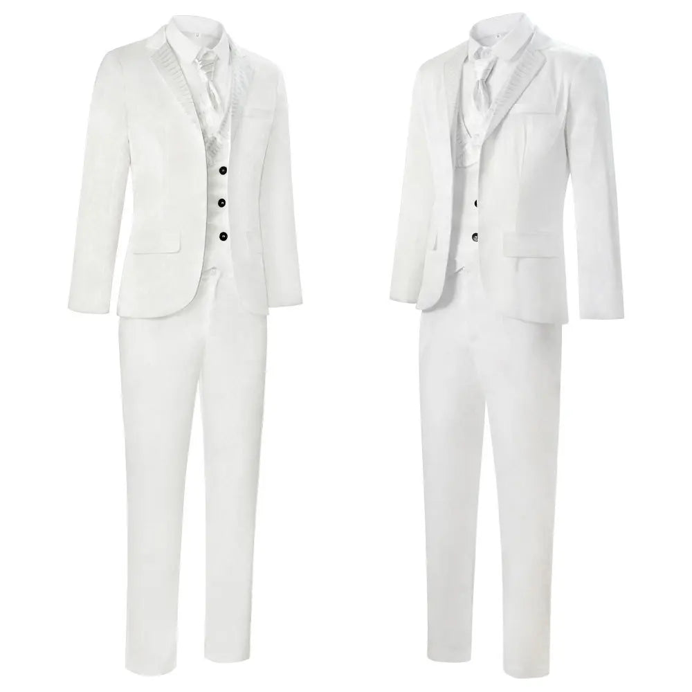 Movie Halloween Moon Superhero Mr Knight Cosplay Costume For Men White Tie Vest Suit Headgear Mask Sets Carnival Masquerade Suit