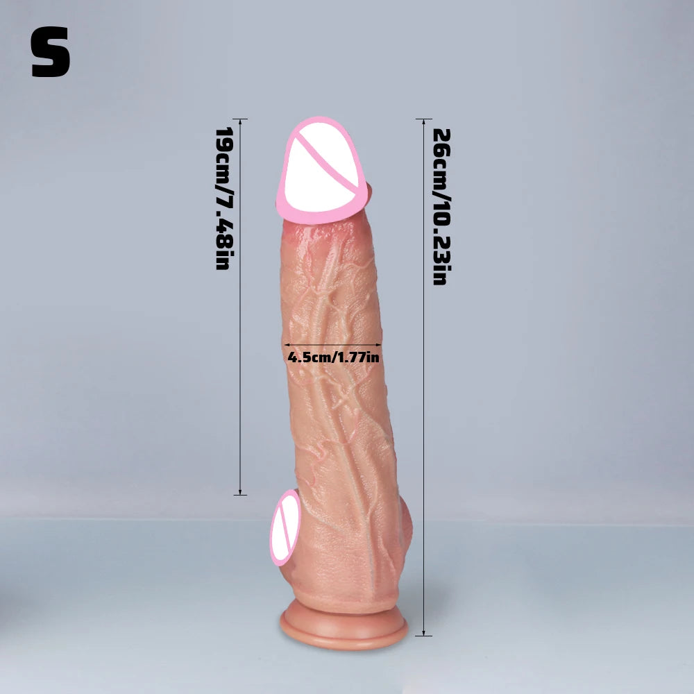 Super Huge Dildo Realistic Suction Cup Penis Lesbian Masturbate Dick Sexy Silicone Dildos for Women Gay Dildio Adult Sex Toys