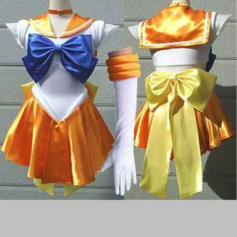 Japan Sailor Moon Cosplay Costume Moon Dress For Adult Fancy Halloween Fancy Sexy Carnival Costume Dress