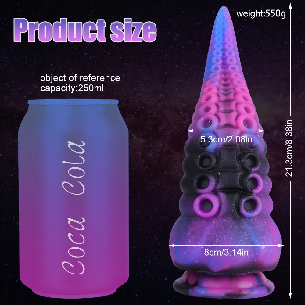 Dildo Female Homosexual Giant Anal Toy Cup Octopus Tentacle Tentacle Artificial Penis Animal Dildo Sex Toys for Adults Anal Plug