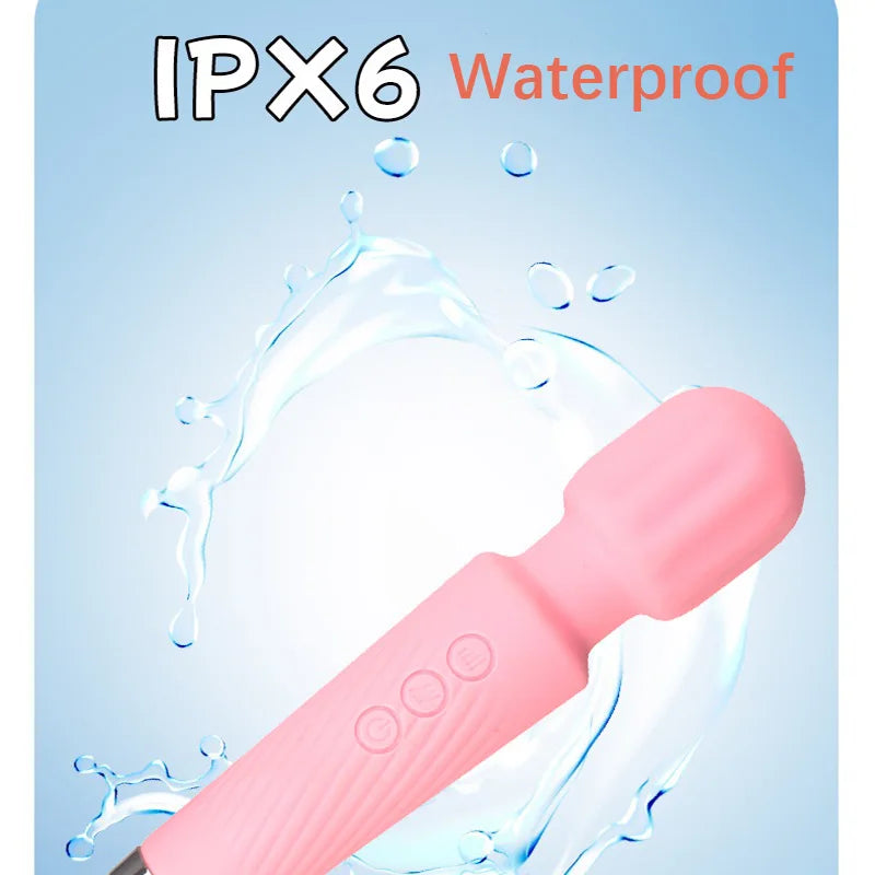 Vibrator female masturbator G Spot strong shock private Clitoris massager stick adult dildo Health sex toys for Women