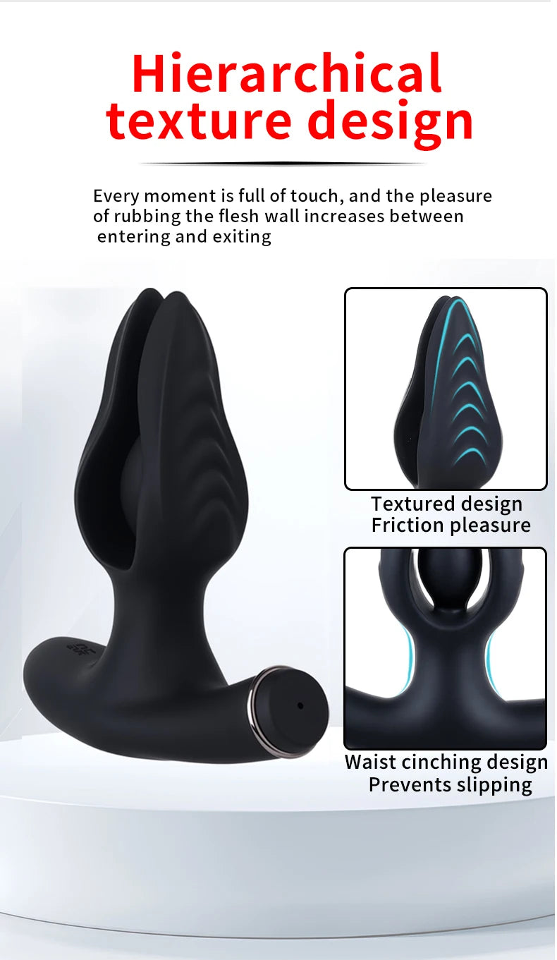 Inflatable Anal Plug Insertion Electric Anus G Spot Expansion Stimulator Vaginal Prostate Massager Orgasm Dildo Pump Sex Toys