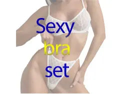 Erotic Leopard Lingerie Set - Sexy Push-Up Bra & Sheer Thong with Adjustable Garter Belt Velvet 4-Piece Bondage Kit Outfits