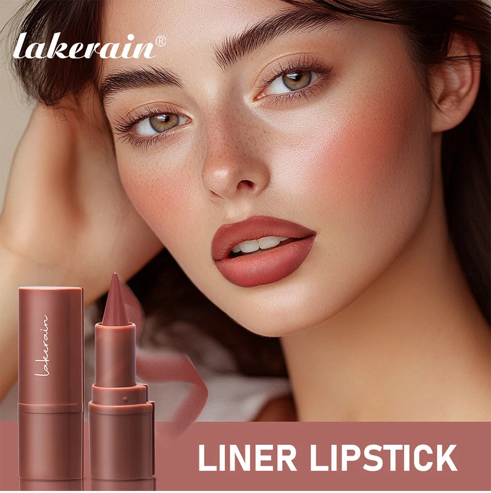 3D Lip Gloss & Lip Liner Set Hydrating Formula Define Lips Precision Application Versatile Makeup Styles Natural Finish Cosmetic