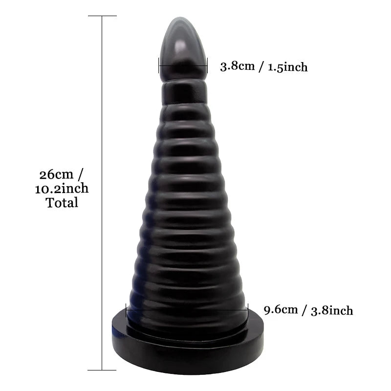 Giant Anal Dilator Pull Bead Black Dildo Male Prostate Stimulation Female Masturbation Vaginal and Anal Sex Toy Store