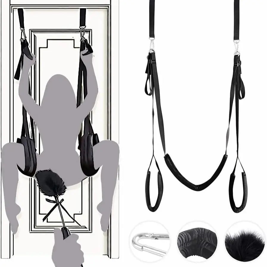BDSM Bondage Soft Nylon Sex Swing For Woman Men Bondage Restraint Toy Couples Sex Toys