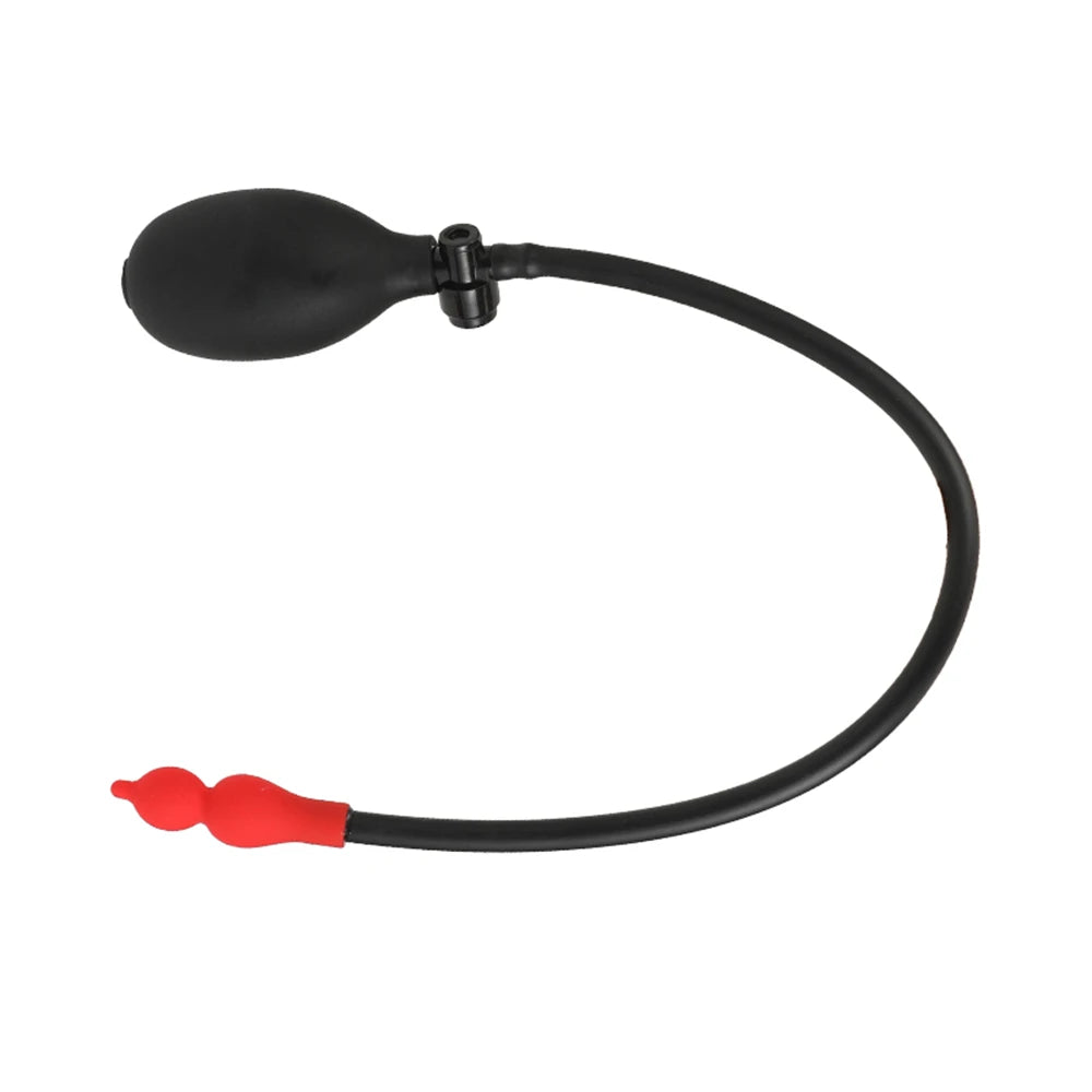 Inflatable Anal Dildo Plug Silicone Expandable Butt Plug with Pump Sex Toys for Women Men Anal Dilator Massager Adult Products