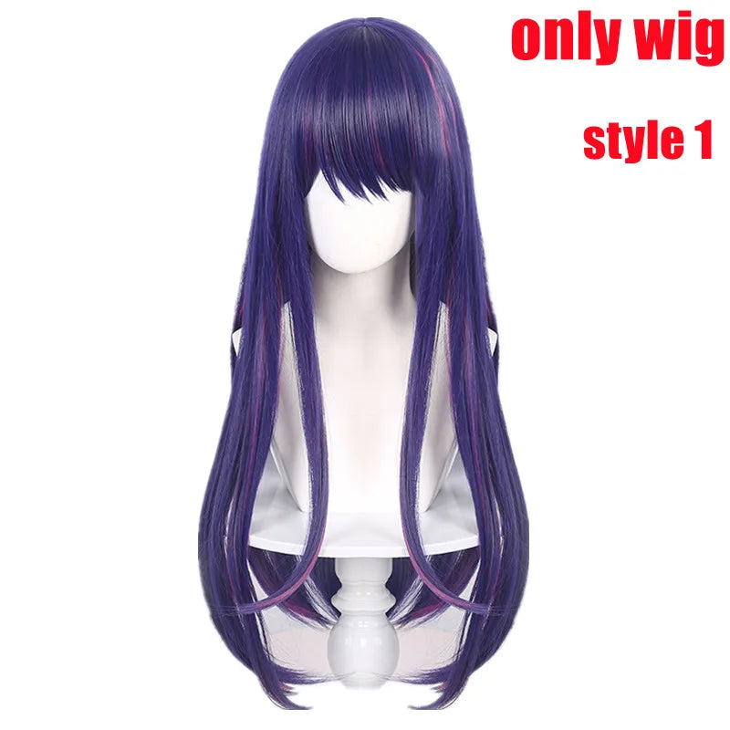 Anime OSHI NO KO Ai Hoshino Cosplay Costume Dress Lolita Skirt Pink Uniform Halloween Carnival Party Clothes