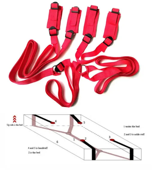 BDSM Bondage Gear Kit Erotic Sex Toys Adult Gmaes Bandage Obedience Slave And Master Couple Role Play Exotic Accessories Sexshop