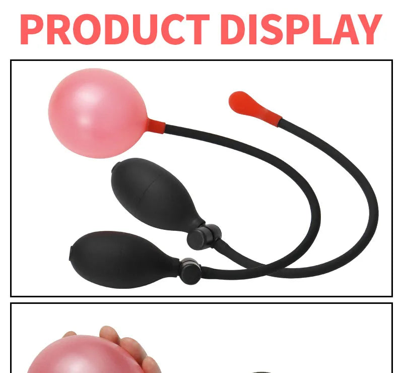 Inflatable Dildo Vagina Anus Dilator Expandable Butt Plugs Bdsm Adult Game Sex Toy for Women Men Gay Anal Plug Prostate Massager