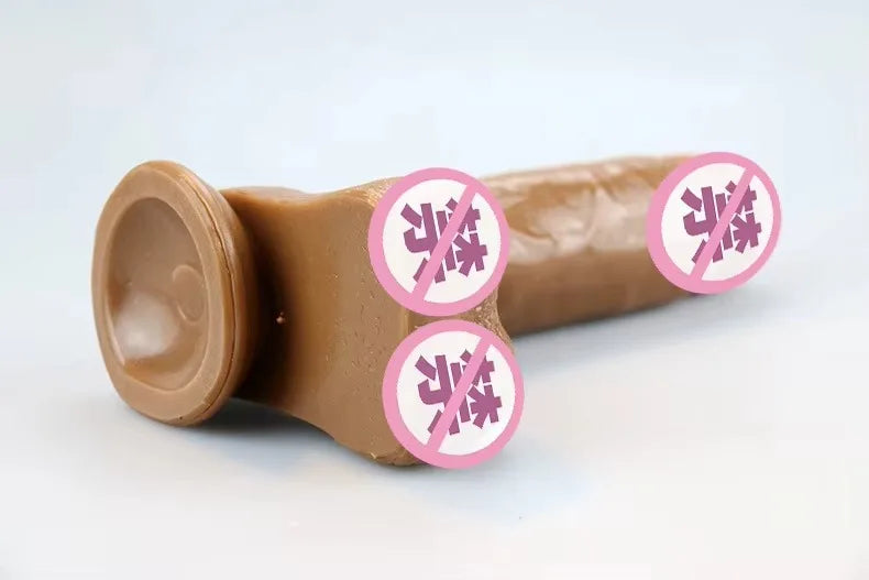 Big Vibrator Sex Toys Men Huge Realistic Dildos Soft Flesh Sex Toy Silicone Realistic Dildo for Women and Men