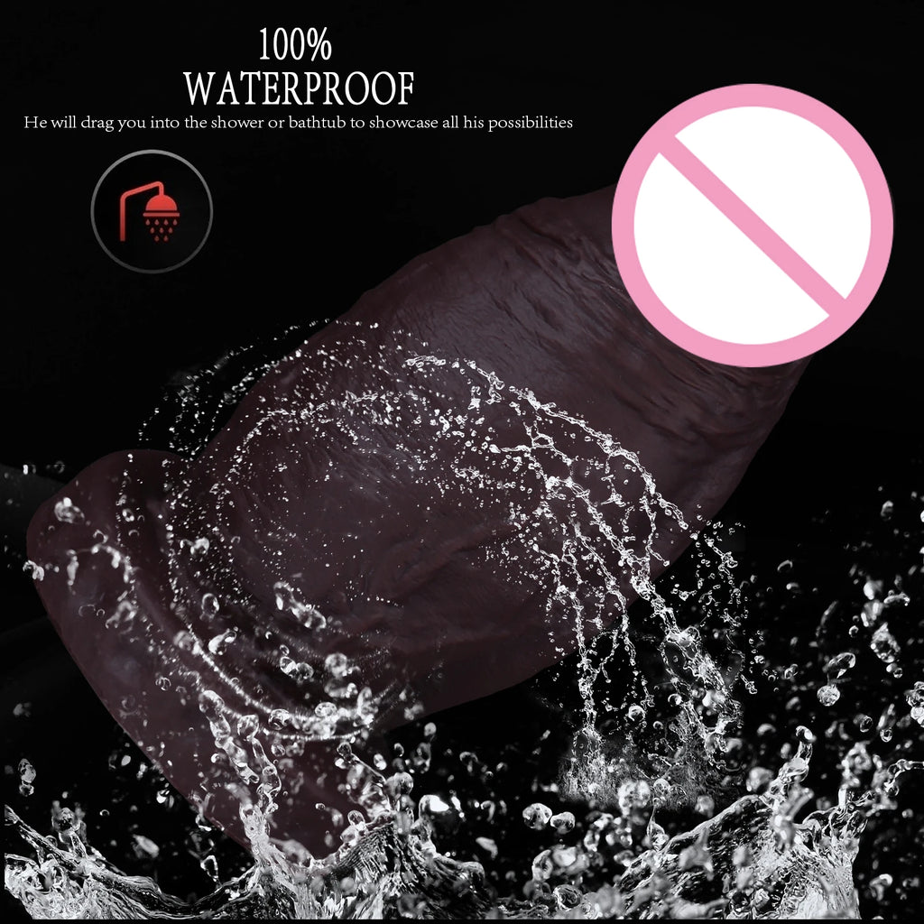 New 4.1'' Diameter Huge Thick Anal Dildo, 8.6 Inch Huge Silicone Girth Dildo Butt Plugs with Strong Suction Cup & No Balls성인용