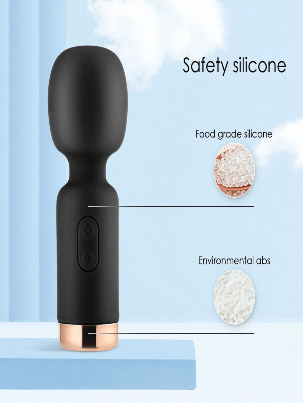 Mini Av Dildo Vibrator 10 Powerful Vibrator G-Spot Vaginal Nipple Stimulator Sex Toys Adult Masturbation Products
