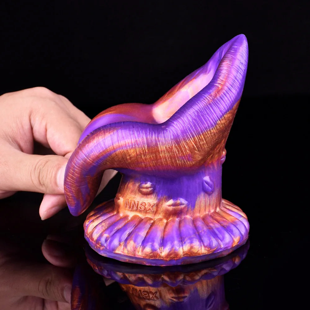 Hollow Anal Plugs for Couples Anal Dilator Silicone Vaginal Stretcher for Female Speculum Peeking for Enema Dialator Anus
