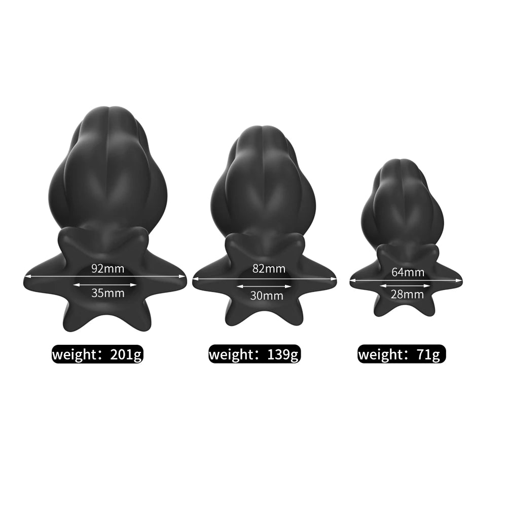 Hollow Anal Plug for Women Men Couples Anal Sex Enema Anal Dilator Hollow Silicone Butt Plug Anus Expansion Adult Sex Toys