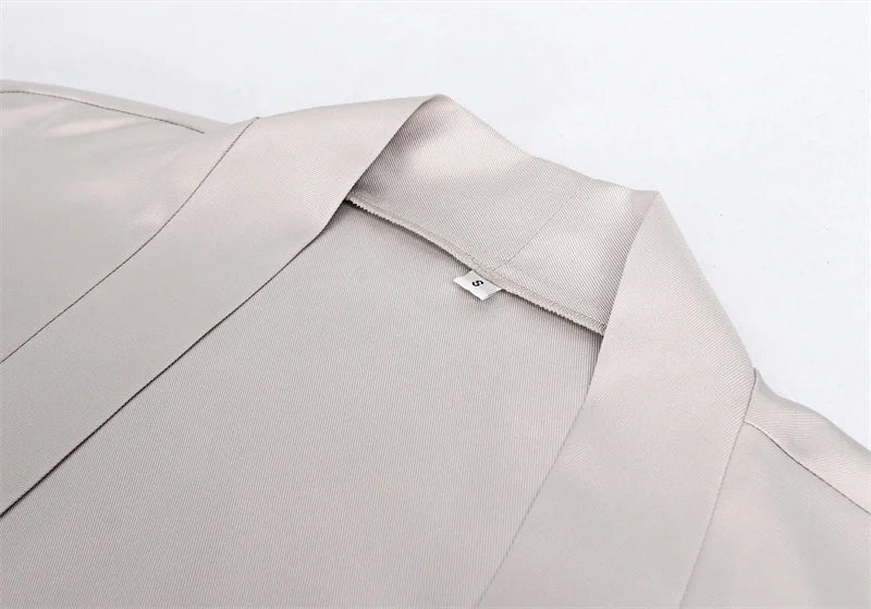 DAZCOS Satoru Cosplay Haori Kimono Jacket Men with Scarf Satoru Costume Adult Outfits Japan Kimono Comic-Con Carnival Clothing