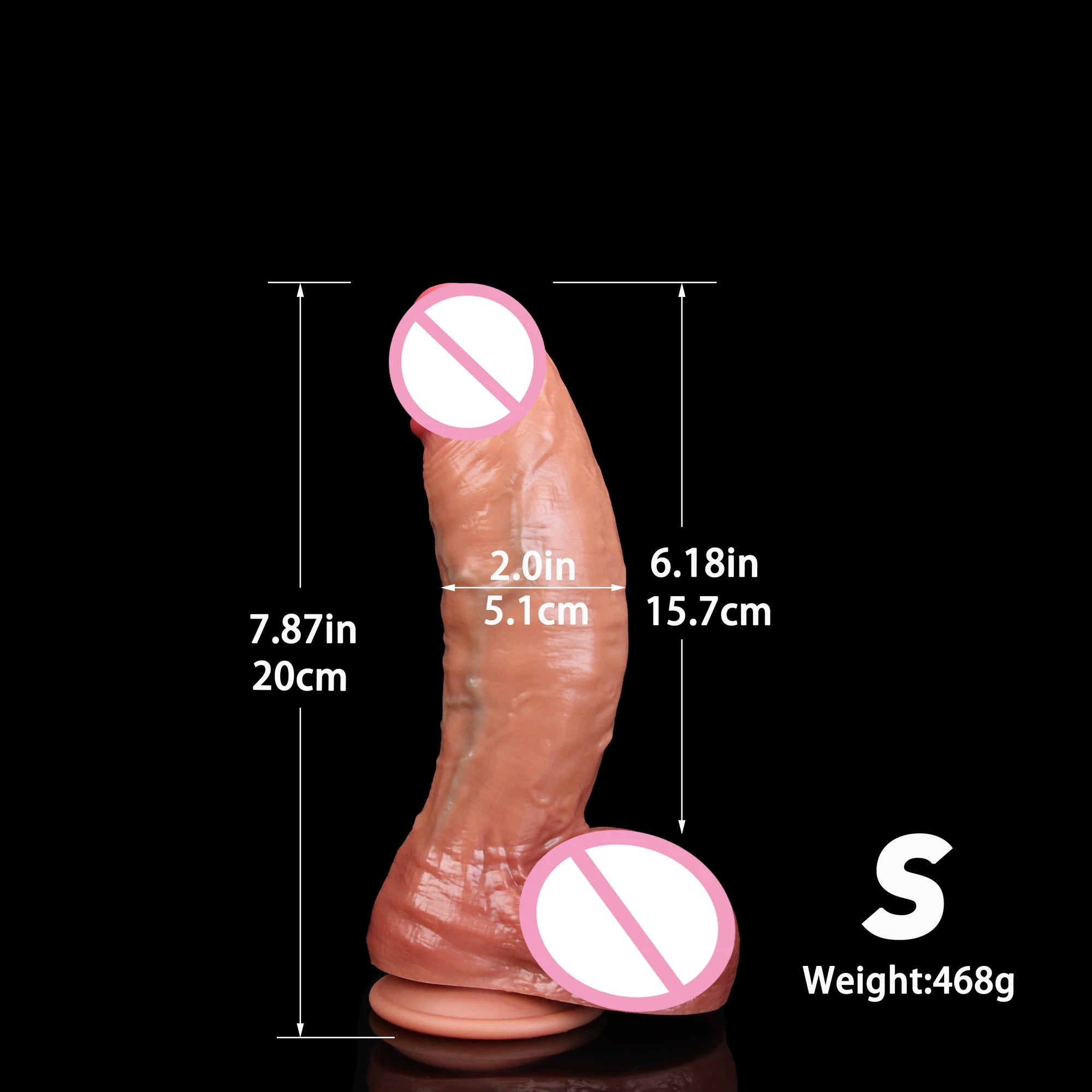 Realistic Big Glans Dildo Soft Long Penis Huge Adult Dick Suction Cup Anal Sex Toys For Women Vagina G-Spot Orgasm Stimulate