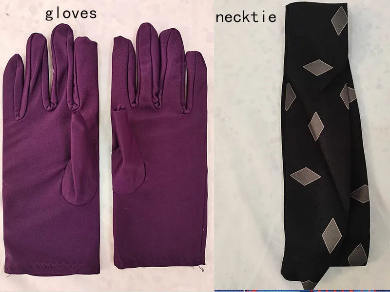 The Joker Cosplay Costume Clown full set Coat Shirt Vest Tie Suit Outfits Joker Full Set for Men Halloween Costumes