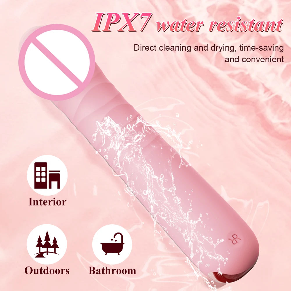 Thrusting Telescopic Vibrators G Spot Clitoris Anal Stimulation Realistic Dildo Vangin Massager Masturbation Sex Toys for Women