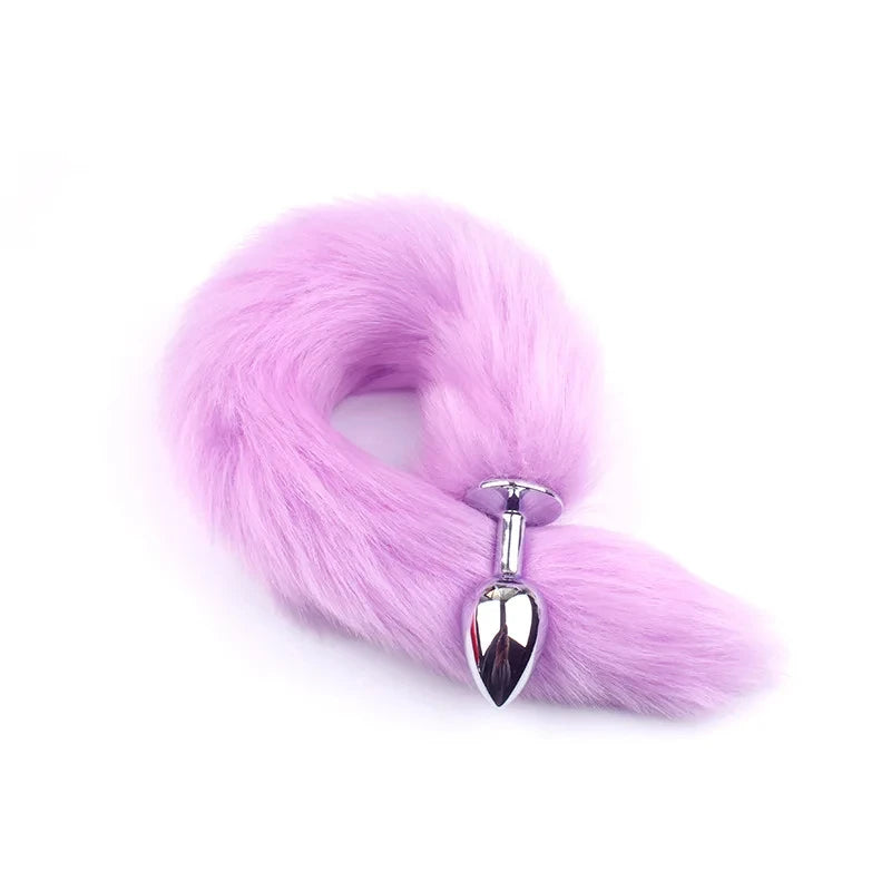 Anal Plug Sexy Fox Tail Vaginal Plug Dildo Masturbation Anal Vibrator Men Prostate Massager Female Masturbator Anal Masturbating