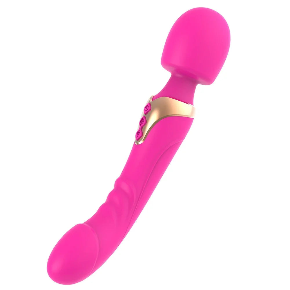 Vibrator Powerful Dildos Dual Motor Silicone Large Size Wand G-spot Massager For Couple Clitoris Stimulator For Adults Sex Toy