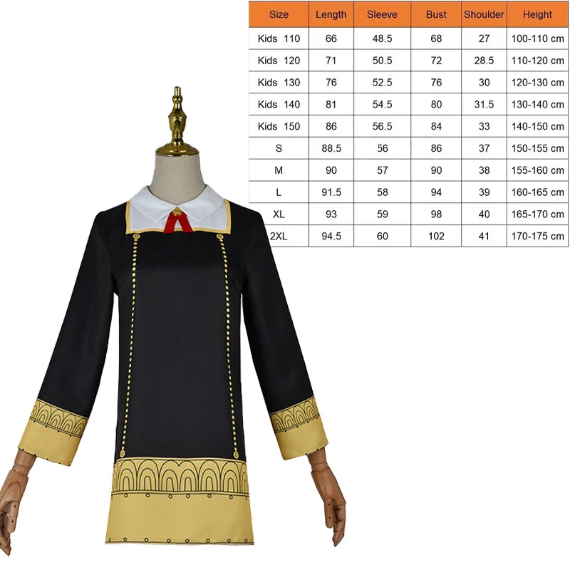 Anime Spy X Family Cosplay Costume Yor Forger Sexy Dress Loid Forger Light Green Suit Anya Kawaii Outfit Carnival Party Wig COS
