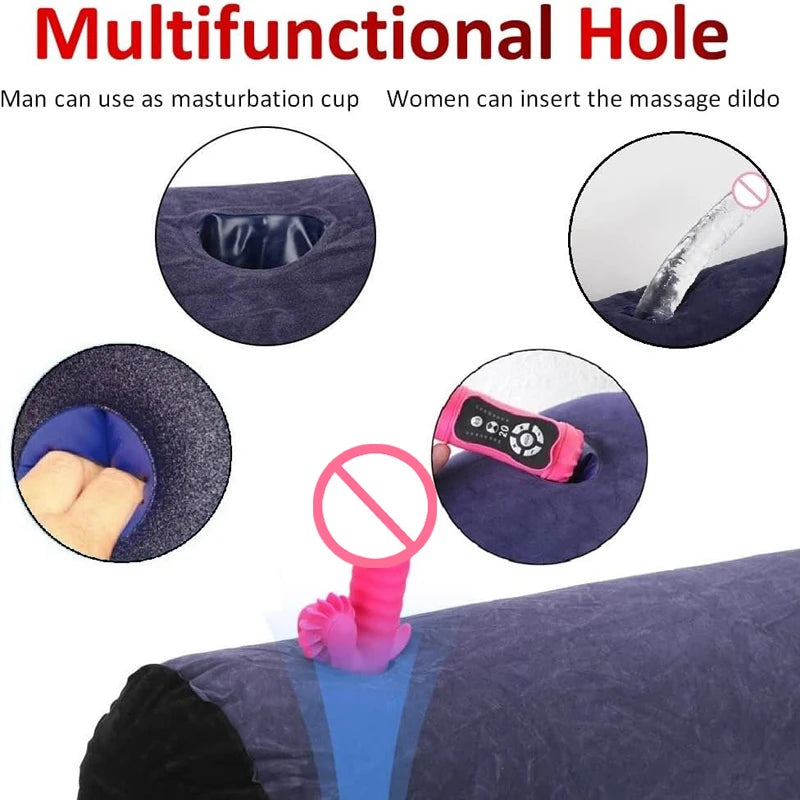 Sex Pillow Sex Toys for Couples Inflatable Sexy BDSM Adults Games Erotic Aids Wedge Body Cushion Sexual Love Sextoys Furnitures