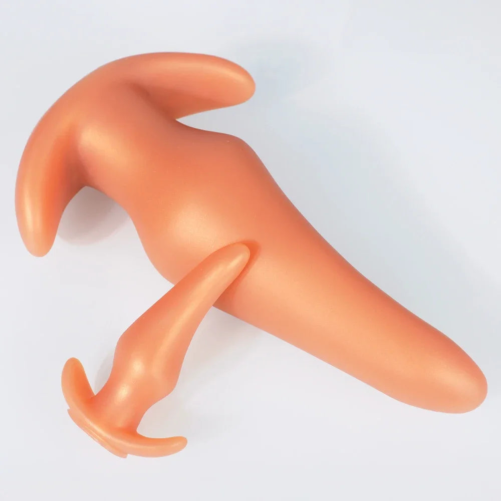 Wearable Anti Drop Soft Anal Plugs Prostate Massage Liquid Silicone Huge Butt Plug Anal Training Comfortable To Wear Butt Plug