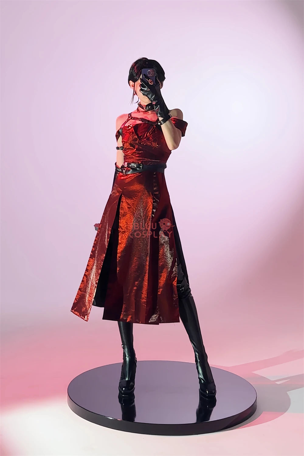 SBluuCosplay Enchanting Veil Heroine Cosplay Costume Game Love and Deepspace R-Quality Women Red Dress Qinche Sylus