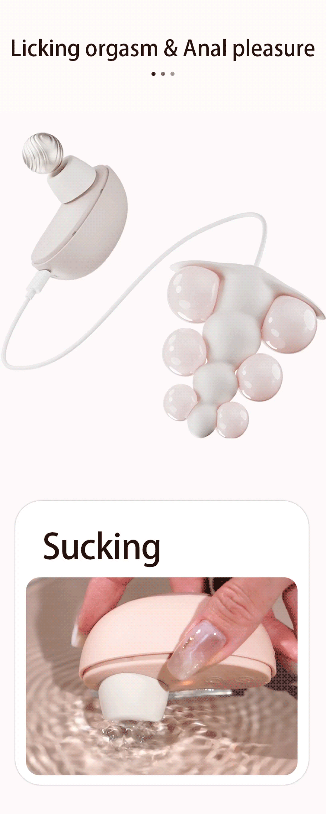 Vibrating Massager, Adult Sex Toy, Combination Products, 18 BDSM,Sucker Clitoral Vibrator for Woman, G-Spot,Female Vaginal