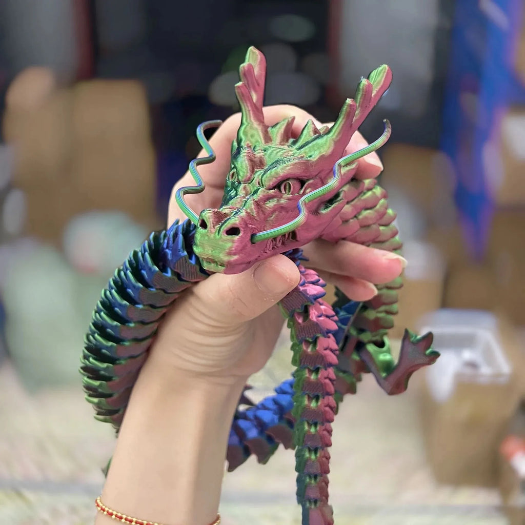 Giant 23.62" 3D Dragon Figurine - Perfect for Desk, Car & Office Decor | Ideal Gift for Christmas, Thanksgiving & Valentine's