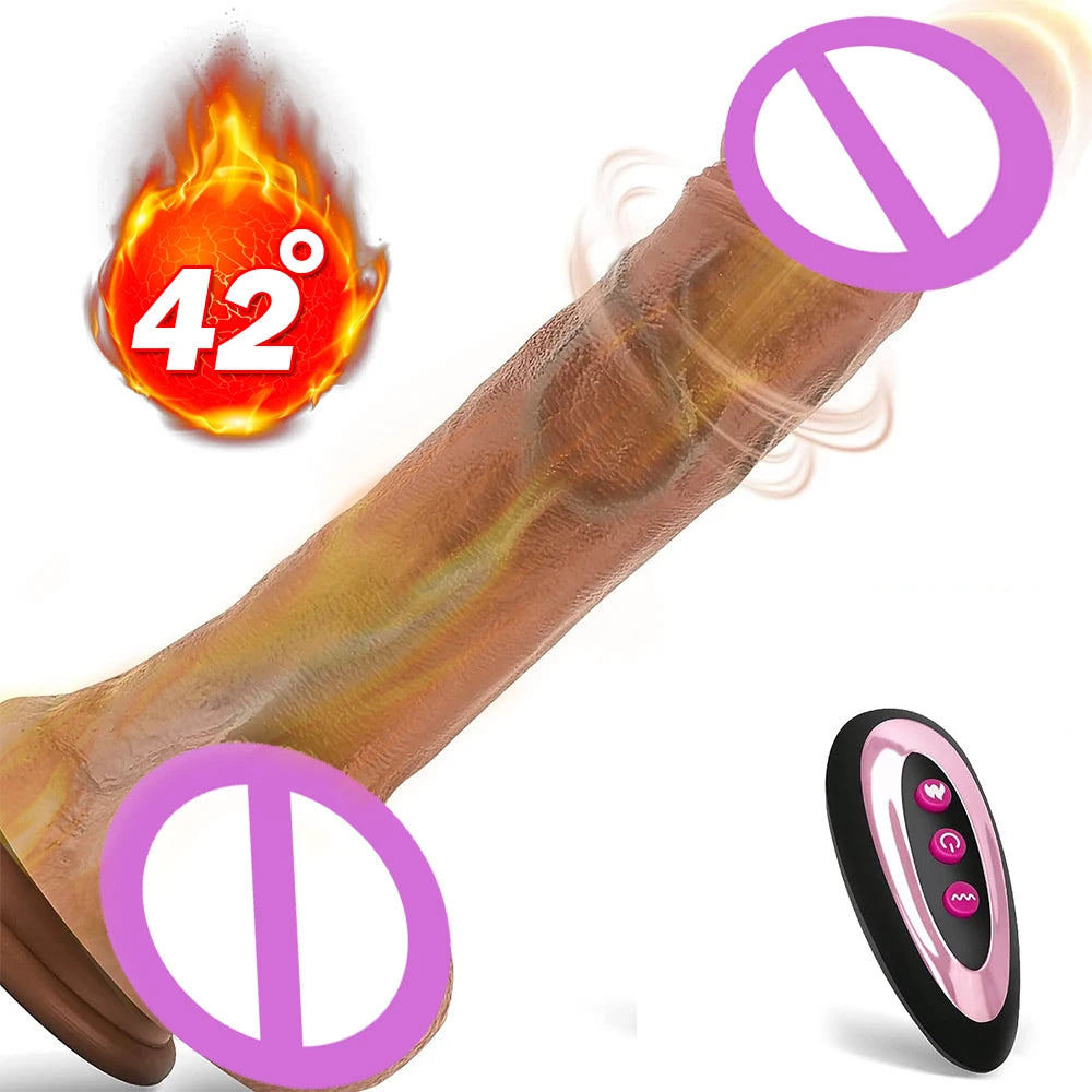 8.86 inch Realistic Dildo Vibrators Adult Sex Toys for Women with Thrusting Swing Vibration G Spot Clitoral Anal Stimulation