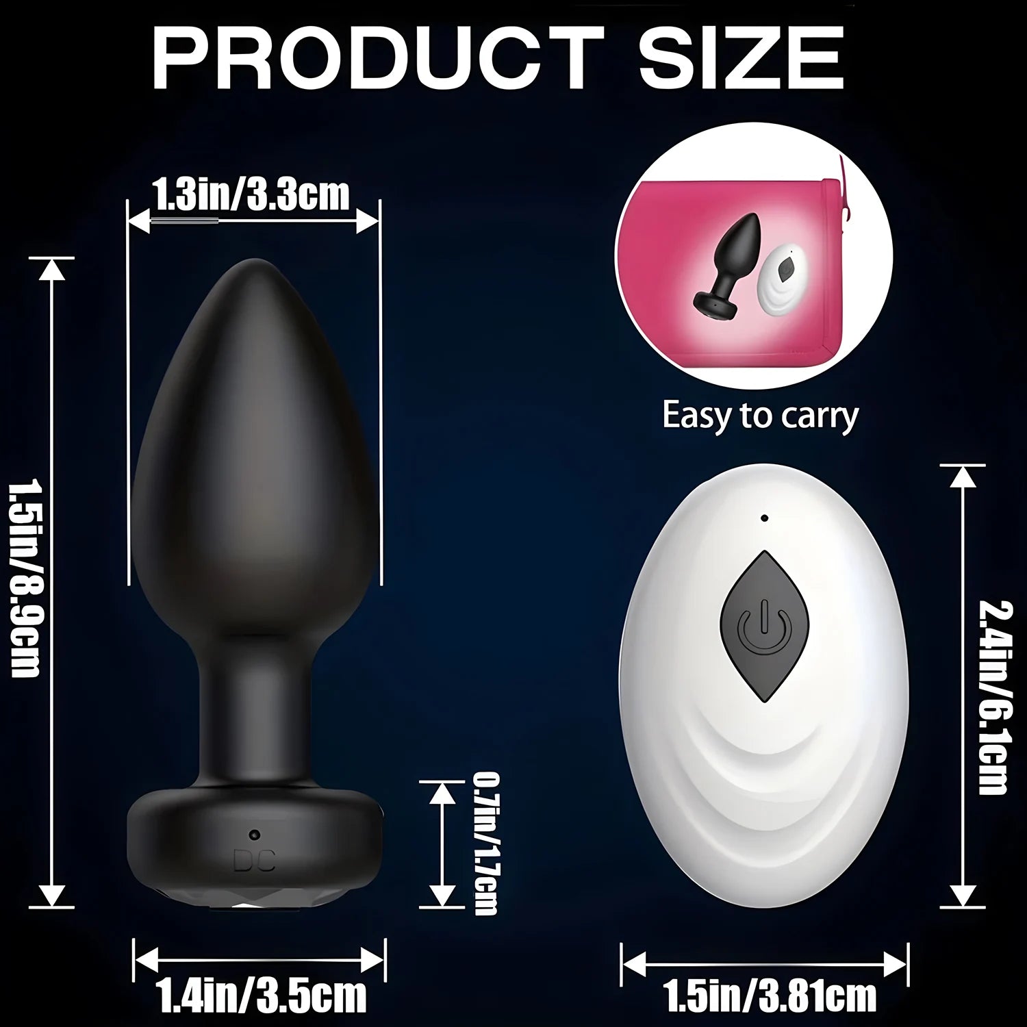 Wireless Anal Vagina Vibrator Butt Plug Men Prostate Massager Stimulator Female Masturbator Adult Sex Toys for Women Men