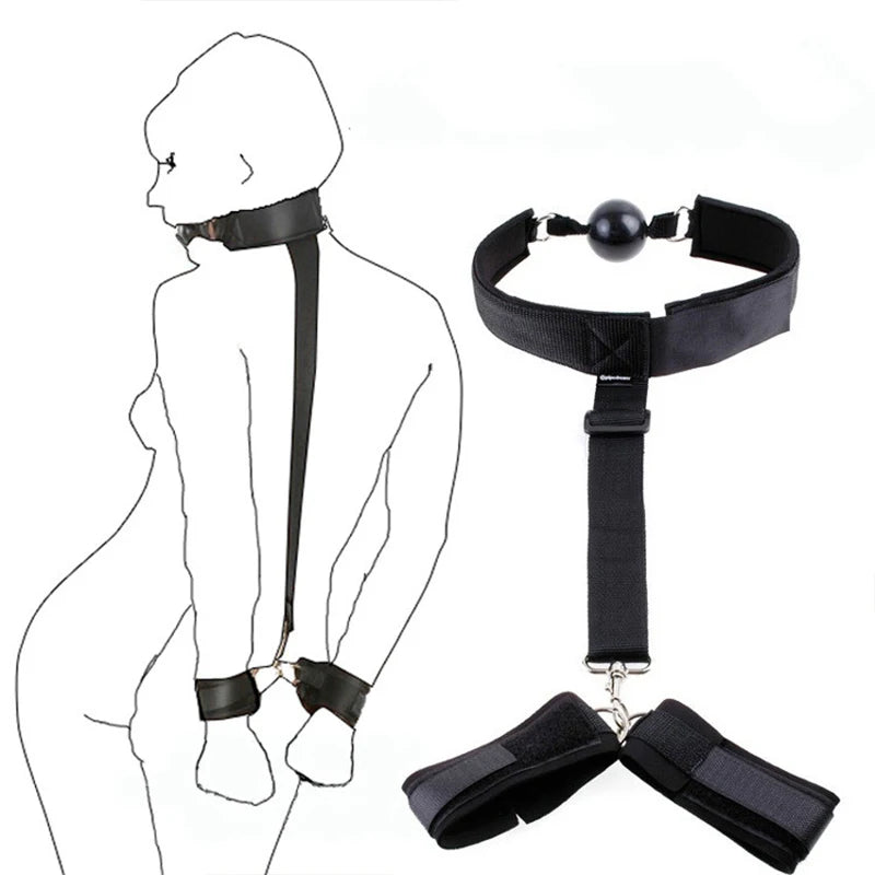 Adult Products Couple Erotic Bondage Belt Sexual Lingerie Sex Toy Soft Handcuffs Slave Straps Supplies Sext Toys For Men/Women
