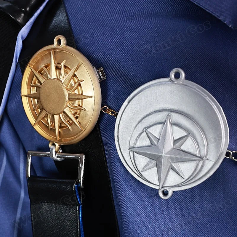 Game ZZZ Hugo Vlad Cosplay Costume Wig Hair Zenless Zone Hugo Cosplay Men Role Play Carnival Outfits for Anime Events