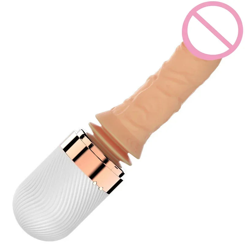Realistic Dildo Remote Control Automatic Sex Machine Big Penis Vibrator Retractable Dildo Female Masturbator Suction Cup
