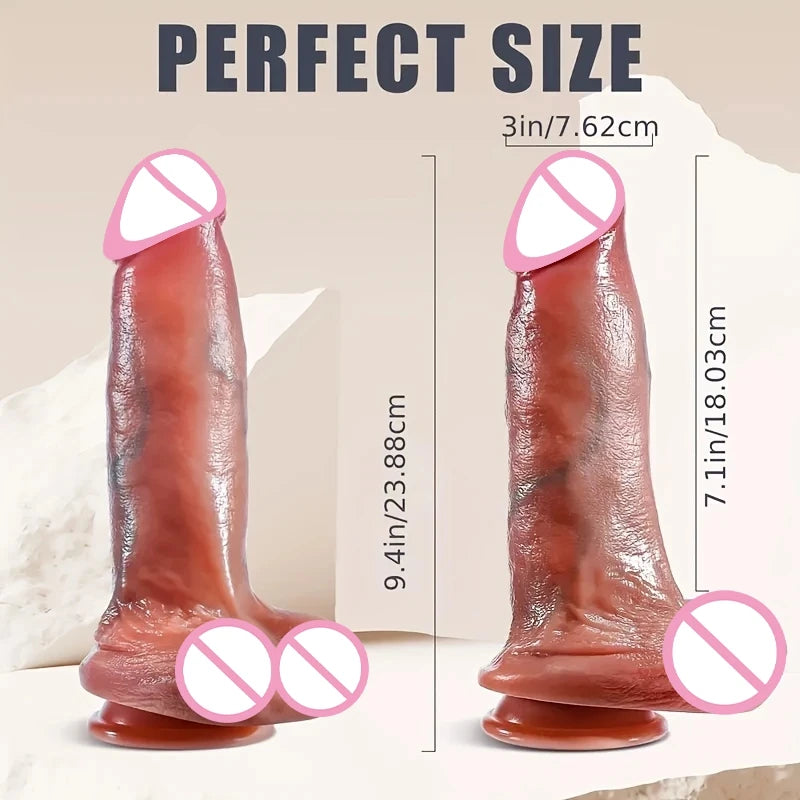 Large Thrusting Dildo Vibrator Female G-spot Masturbation With Heating Dildo Sexy Machine Adult Penis Vagina Anal Sex Toys 18+