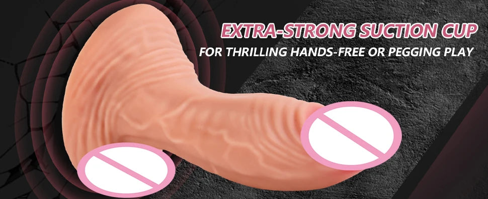 XXL Realistic 28cm Huge Dildo, Nearly 3kg Heavy Weight with Suction Base, Body-Safe Material, Easy to Clean for Couples