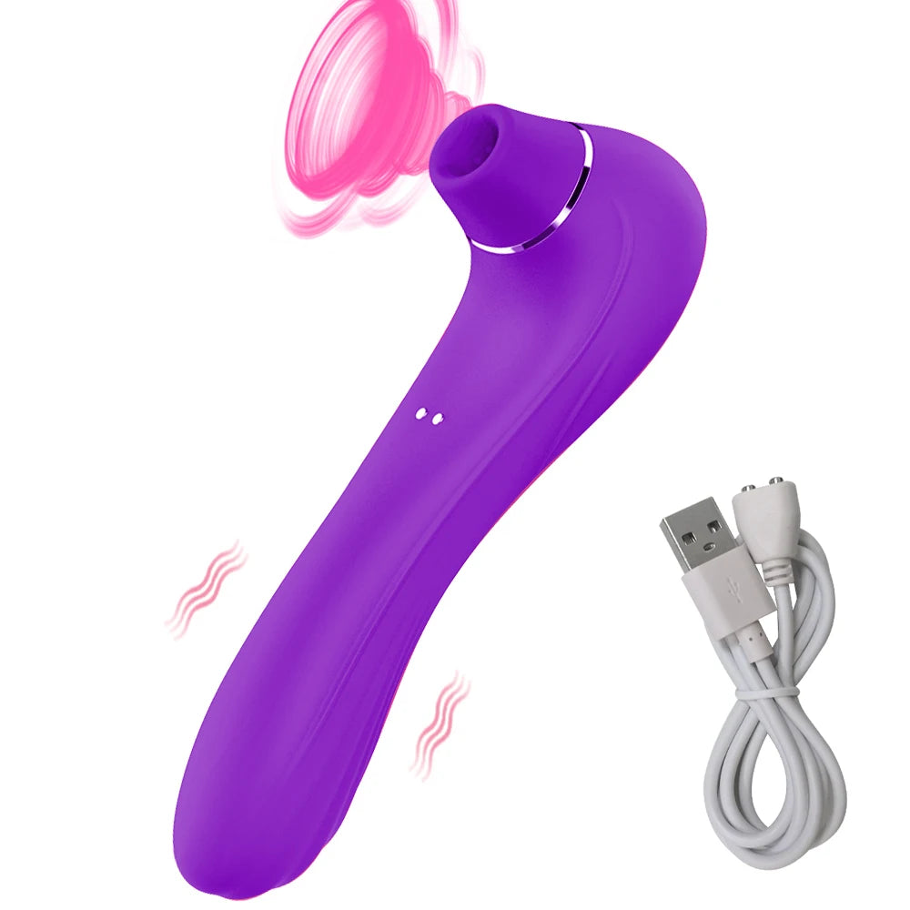 Sucking Vibrator for Women Clitoris Stimulator Female Nipple Oral Blowjob Vacuum Vibrating Clit Sucker Adult Sex Toys for Women