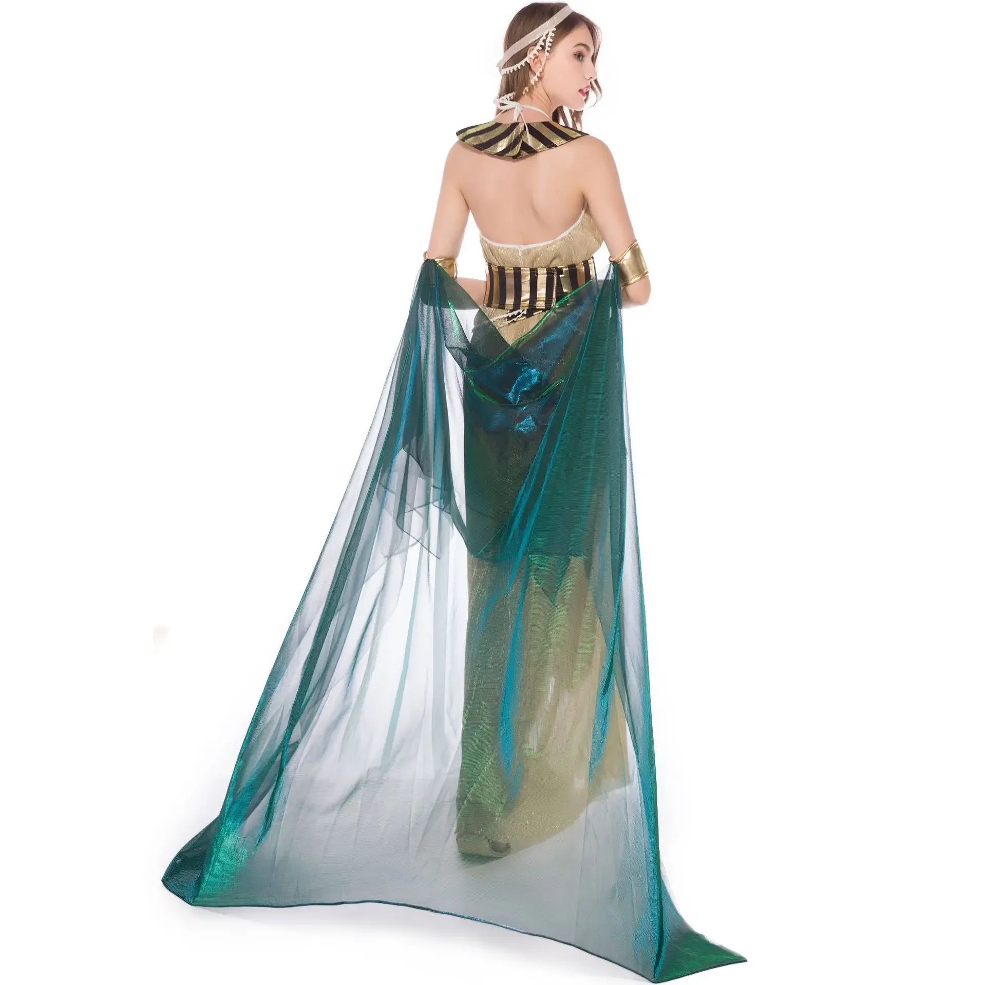 Adult Ancient Egyptian King Pharaoh Costume Egypt Cleopatra Costumes Cosplay Halloween Fancy Dress Historical Theme Party