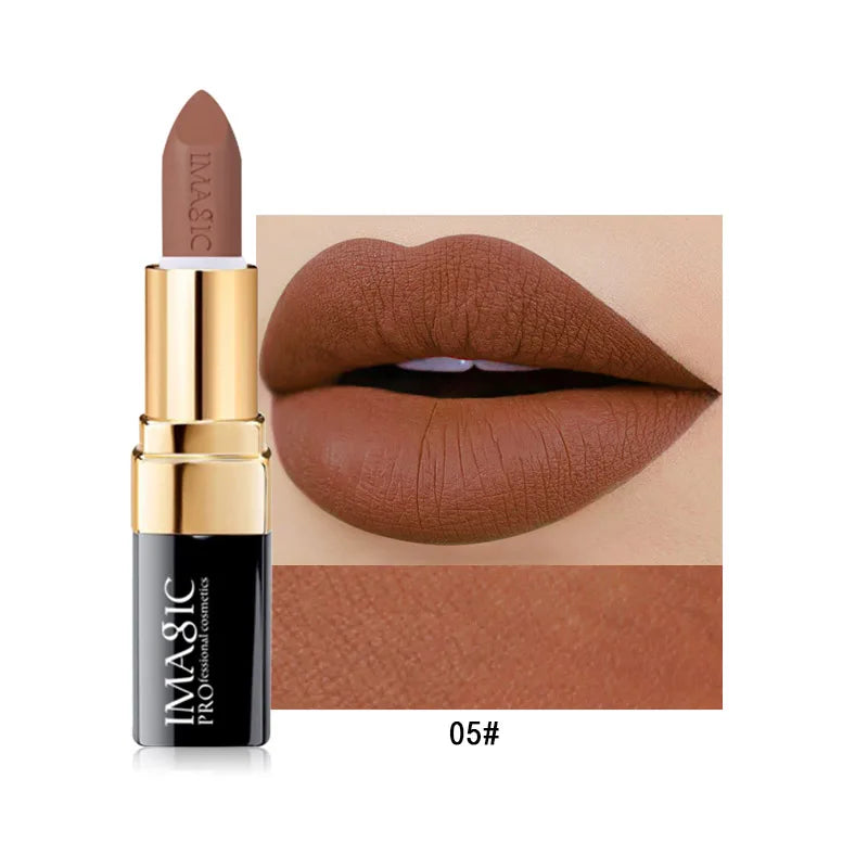 IMAGIC Lipstick Moisturizer Lips Smooth Lip Stick Long Lasting Charming Lip Lipstick Cosmetic Beauty Makeup 12 Colors