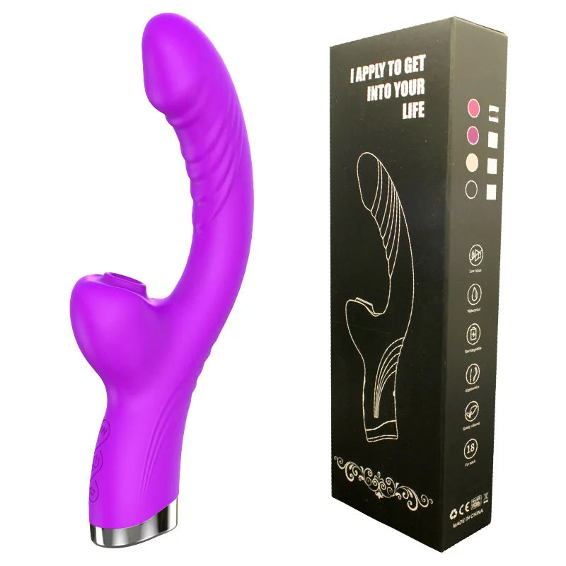 Tongue Licking Vibrator 2 In 1 Adult Women Sex Toys Dildos Vibrators Clitoris Stimulator With 20 Speeds Vibrators Sex Product